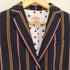 ブルックスブラザーズレッドフリース BROOKS BROTHERS REDFLEECE ストライプ2Bテーラードジャケット レディース US:6