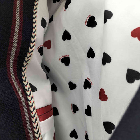 ブルックスブラザーズレッドフリース BROOKS BROTHERS REDFLEECE ストライプ2Bテーラードジャケット レディース US:6