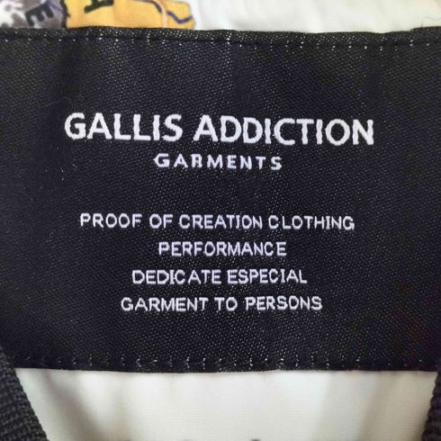 ガリスアディクション GALLIS ADDICTION マップ 地図柄 裏地メッシュ ブルゾン メンズ JPN:5