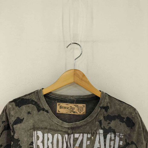 Bronse Age スカルチャーム コーティングプリント S/S TEE メンズ JPN:M