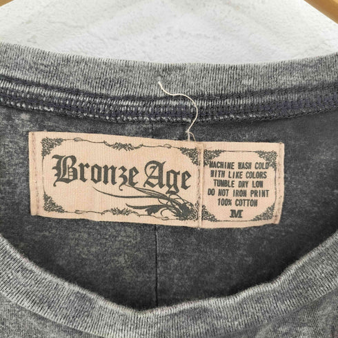 Bronse Age スカルチャーム コーティングプリント S/S TEE メンズ JPN:M
