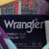 ラングラー Wrangler 80s USA製 紺タグ 幾何学柄 コットン ボタンダウンシャツ メンズ 15-33