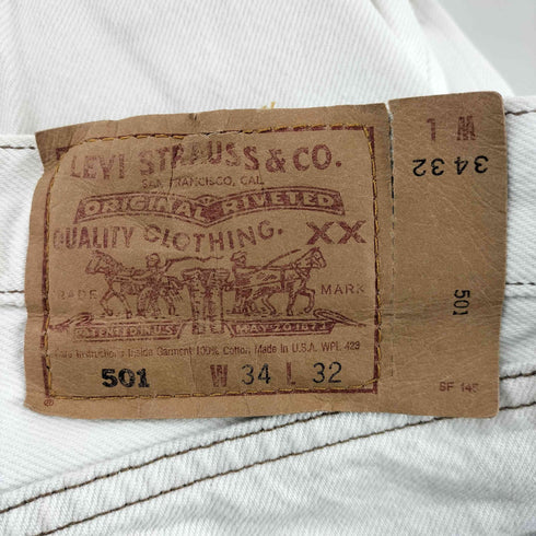 リーバイス Levis USA製 501デニムパンツ メンズ W34 L32