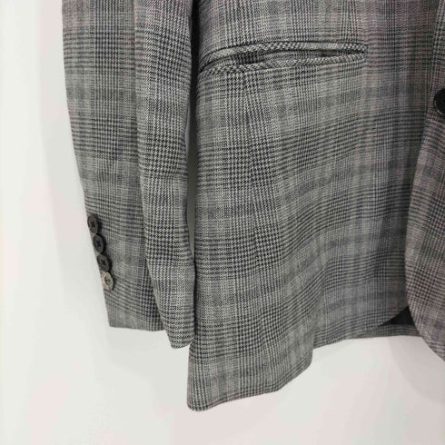 メンズビギ MENS BIGI TRグレンチェックストレッチ起毛テーラードジャケット メンズ 01