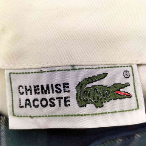 シュミーズラコステ CHEMISE LACOSTE 80-90s ウール チェック パンツ メンズ 5