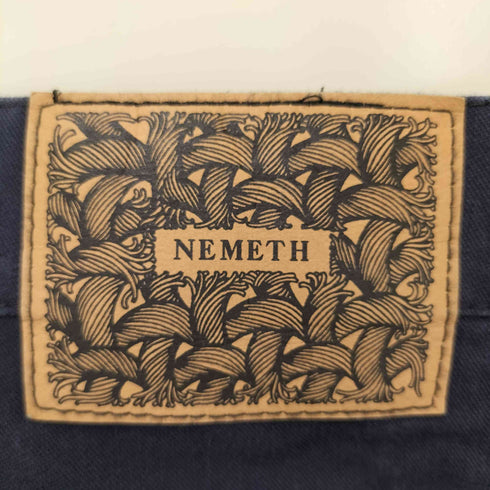 ネメス NEMETH インディゴ染めサルエルパンツ 立体裁断 メンズ JPN:XS