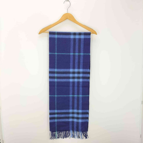 バーバリー BURBERRY チェック柄フリンジマフラー レディース