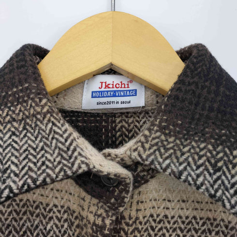 JKICHI HOLIDAY-VINTAGE シャドウチェック オーバーサイズジャケット メンズ