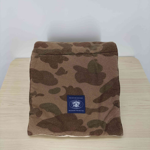 アベイシングエイプ A BATHING APE 裏地フリース カモ柄マフラー メンズ