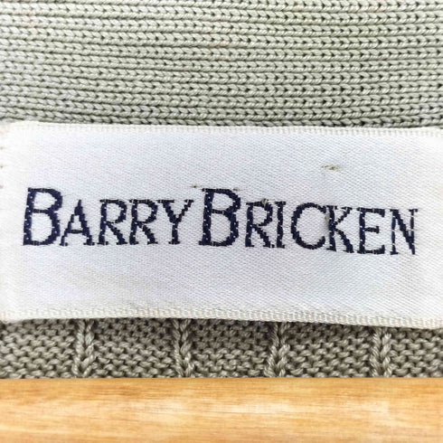 バリーブリッケン BARRY BRICKEN シルク100 カーディガンベスト メンズ JPN:L