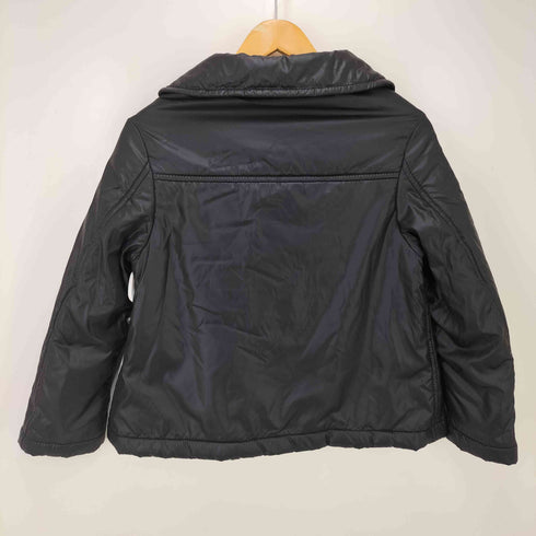 トリココムデギャルソン tricot COMME des GARCONS AD2015 裏地チェック ピーターパンカラー中綿ジャケット レディース JPN:M