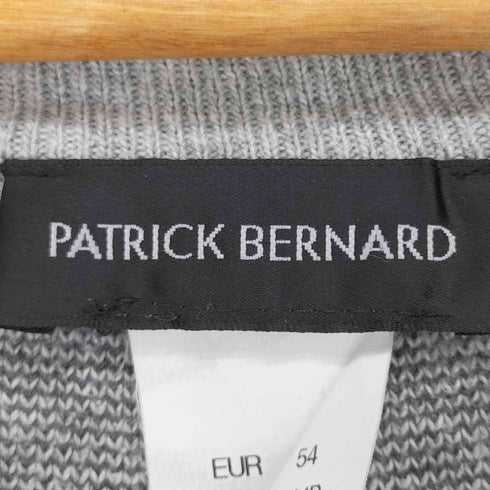 PATRICK BERNARD フロントデザインカーディガンベスト メンズ EUR:54