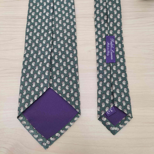 ラルフローレンパープルレーベル RALPH LAUREN PURPLE LABEL ペイズリー柄ネクタイ メンズ
