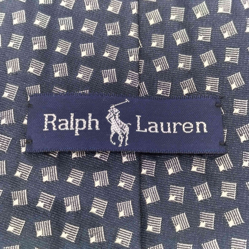 ラルフローレン RALPH LAUREN スクエア柄ネクタイ メンズ