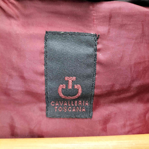 Cavalleria Toscana イタリア製 ロゴパッチダウンベスト レディース import:S