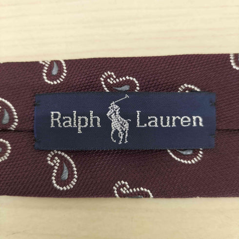 ラルフローレン RALPH LAUREN ペイズリー柄シルクネクタイ メンズ