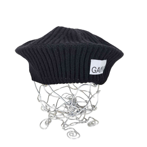 ガニー Ganni ニットベレー帽 レディース ONE SIZE