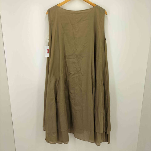 ミズイロインド mizuiro ind ダブルヘムロングワンピース レディース ONE SIZE