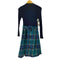 ブルーレーベルクレストブリッジ BLUE LABEL CRESTBRIDGE チェックスカートドッキングワンピース レディース JPN:38