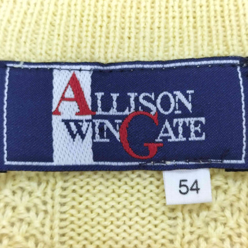ALLISON WINGATE ドライバーズケーブルニット メンズ EUR:54
