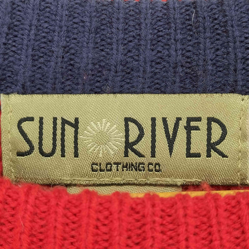 サンリバークロージング SUN RIVER CLOTHING CO センターラインクルーネックアクリルニット メンズ JPN:XL