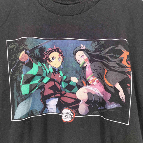 キャラクタープリントクルーネックTシャツ メンズ