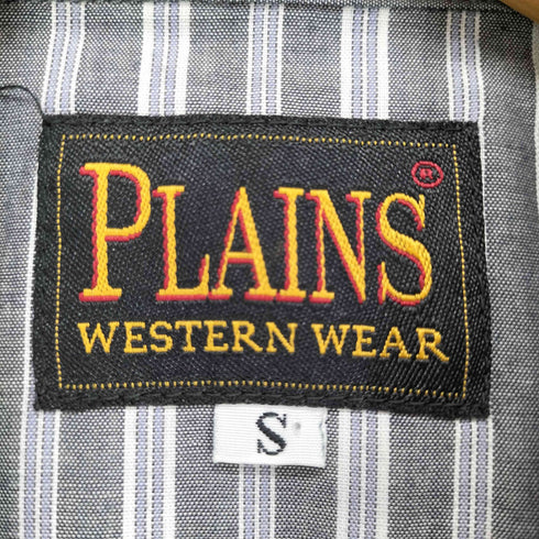 プレインズ PLAINS ストライプウエスタンシャツ メンズ JPN:S