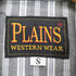 プレインズ PLAINS ストライプウエスタンシャツ メンズ JPN:S