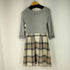 ブルーレーベルクレストブリッジ BLUE LABEL CRESTBRIDGE チェックスカートドッキングワンピース レディース JPN:38