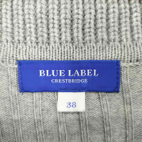 ブルーレーベルクレストブリッジ BLUE LABEL CRESTBRIDGE チェックスカートドッキングワンピース レディース JPN:38