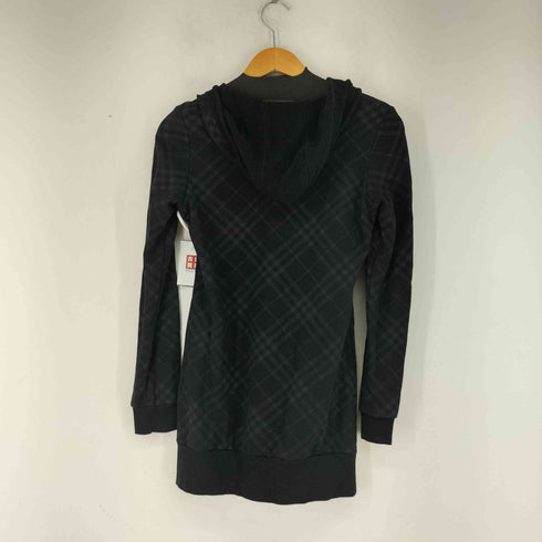 バーバリーブルーレーベル BURBERRY BLUE LABEL チェックフーデットパーカー レディース JPN:38