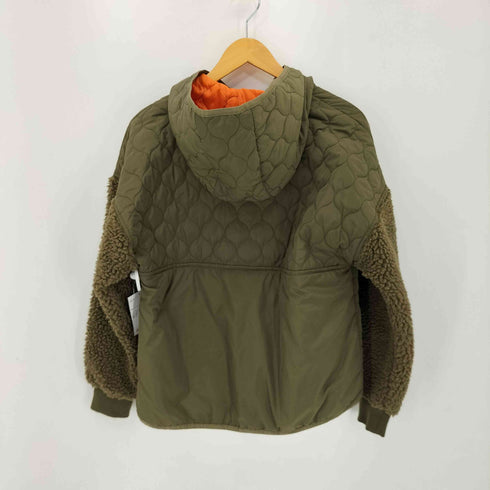 ザラ ZARA 袖ボア アノラックキルティングパーカー レディース import:S