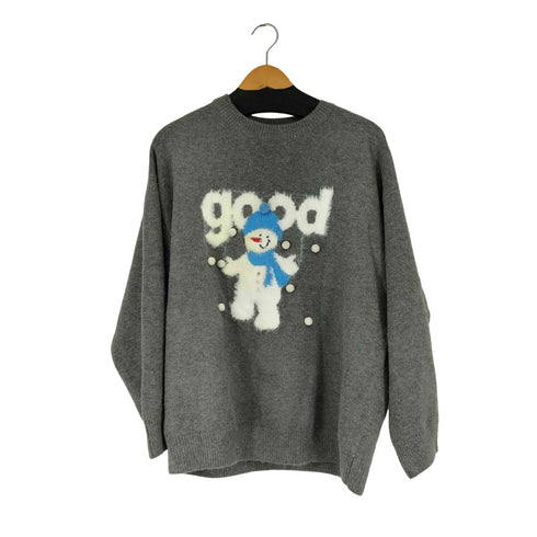 good 立体ボール クルーネックニット メンズ JPN:L