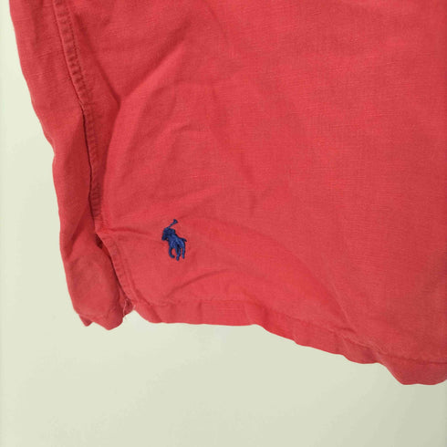 ポロラルフローレン POLO RALPH LAUREN スモールポニー刺繍 S/S シルクリネンシャツ メンズ import:XL