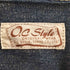 O.C style フロントワッペン ノーカラー デニムジャケット メンズ JPN:S