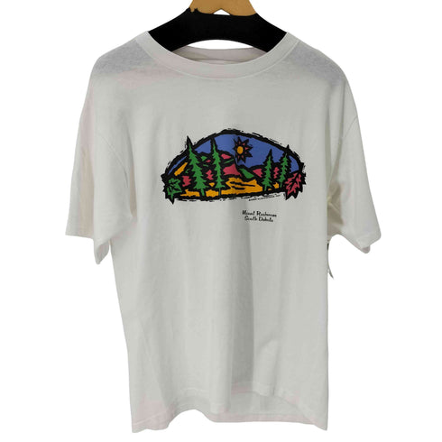オールスポーツ ALL sport 90S シングルステッチ フロントプリント S/S Tシャツ メンズ import:L