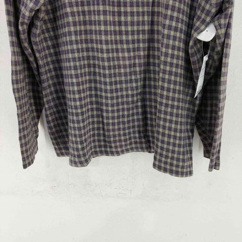ギャップ Gap MADE IN NORTHERN MARIANA ISLAND OLD GAP 襟コーズ チェックL/Sポロシャツ メンズ