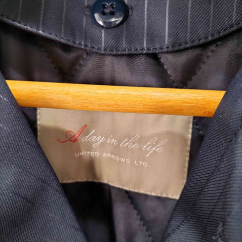 アデイインザライフユナイテッドアローズ A day in the life UNITED ARROWS ライナー付き ビジネスステンカラーコート メンズ JPN:S