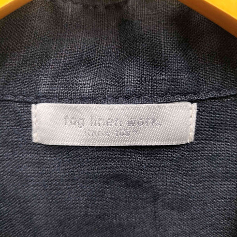 フォグリネンワーク fog linen work リトアニア製 リネンシャツワンピース レディース