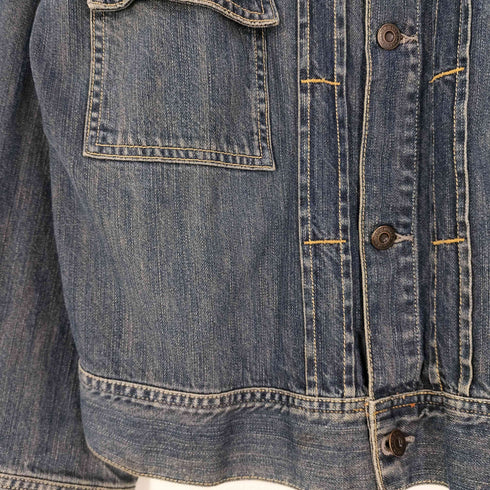 ポロジーンズカンパニーラルフローレン POLO JEANS COMPANY RALPH LAUREN モーリシャス製 デニムジャケット メンズ import:L