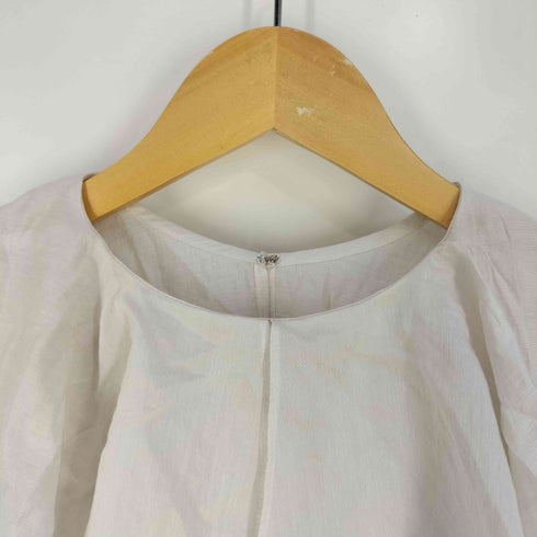 アンフィーロジユウク unfilo 自由区 イージーケア ラッフルカラー ブラウス レディース JPN:XL