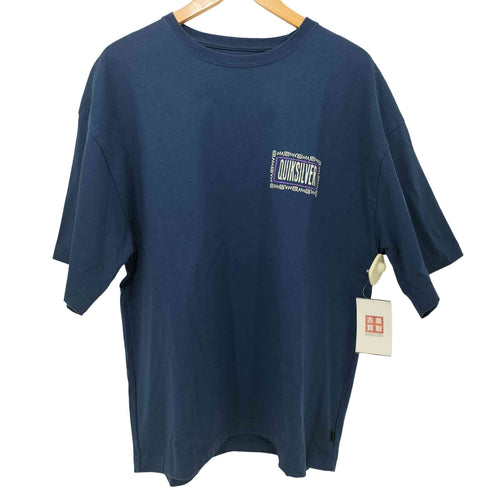 クイックシルバー Quiksilver プリントロゴ クルーネック 半袖Tシャツ メンズ import:M