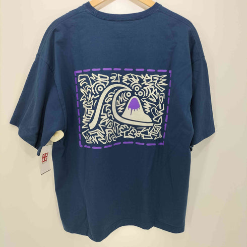 クイックシルバー Quiksilver プリントロゴ クルーネック 半袖Tシャツ メンズ import:M