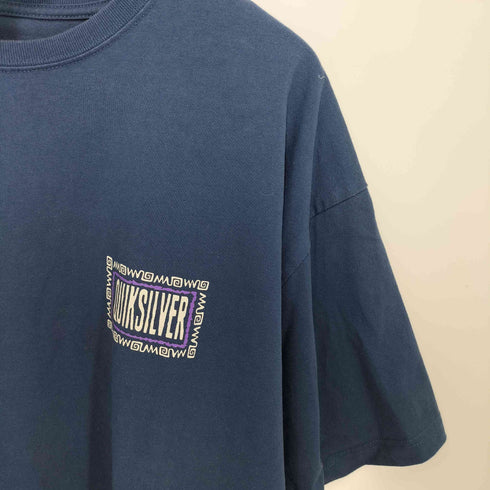 クイックシルバー Quiksilver プリントロゴ クルーネック 半袖Tシャツ メンズ import:M