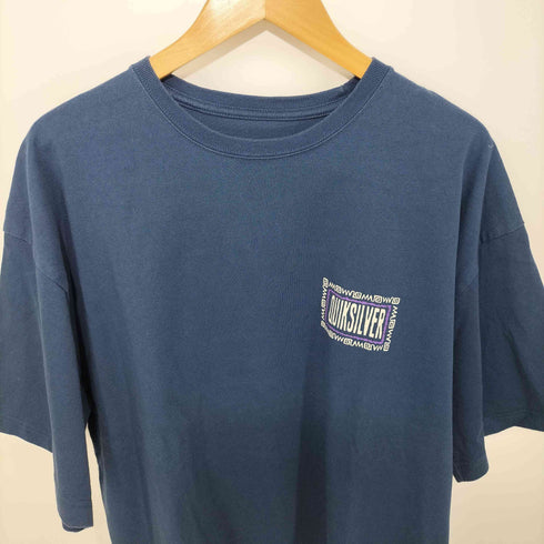 クイックシルバー Quiksilver プリントロゴ クルーネック 半袖Tシャツ メンズ import:M