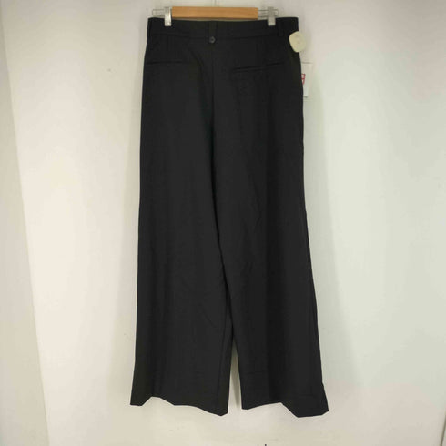 ザラ ZARA ダブルプリーツパンツ ワイドストレート メンズ L