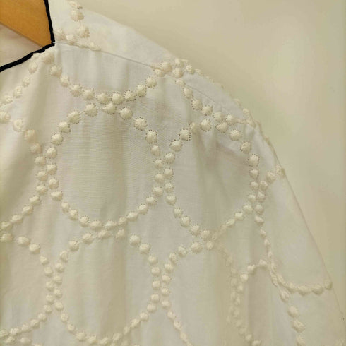 ミナペルホネン mina perhonen タンバリン柄 刺繍チュニック レディース 38
