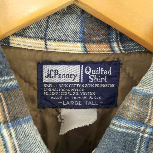 ビッグマックジェイシーペニー BIG MAC JCPenney 台湾製 裏地キルティング フランネルチェックシャツ メンズ JPN:L