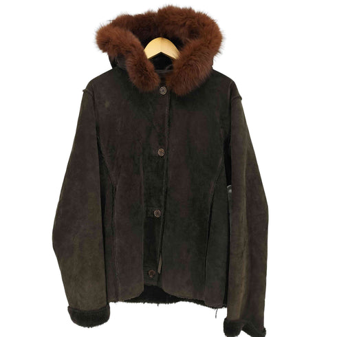 DAMSELLE NEW YORK ファー ムートン コート レディース import:L