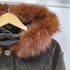 DAMSELLE NEW YORK ファー ムートン コート レディース import:L